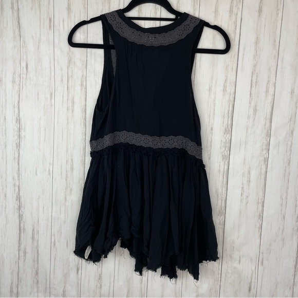 Free People black and gray babydoll XS - Picture 5 of 6